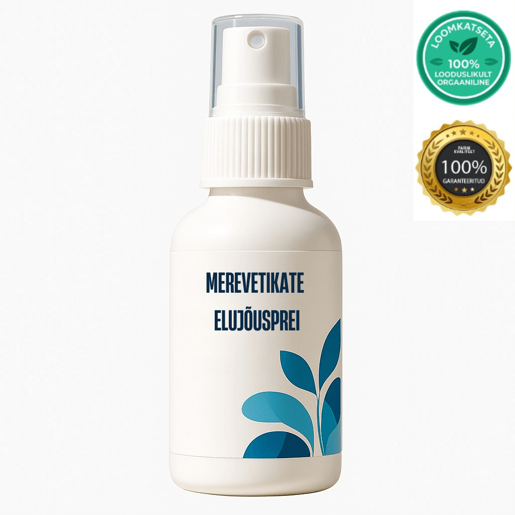 Merevetikate elujõusprei